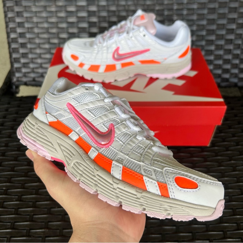 NIKE P-6000 DIGITAL PINK CRIMSON Size 6 W